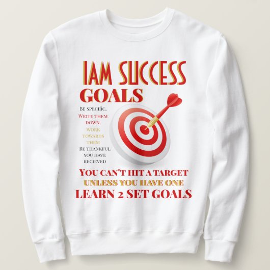 GOALS SWEATSHIRT (Design vorne)