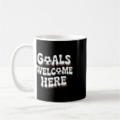Goals Welcome Here Retro Soccer _2  Kaffeetasse (Links)