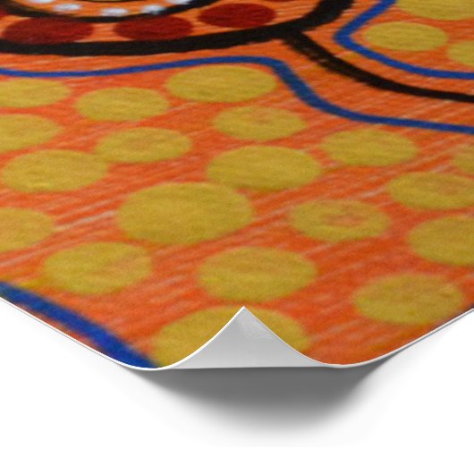 Goanna Dreaming Poster (Ecke)