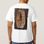 GOANNA DREAMTIME Australian Aborigine Art T - Shir T-Shirt (Rückseite)