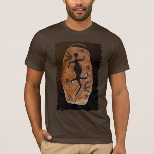 GOANNA DREAMTIME australisches Shirt im Stile der (Vorderseite)