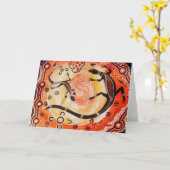 Goanna ist bei der Sunrise Card Karte (Gelbe Blume)