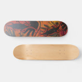 Goanna-Skateboarddeck der Aborigine Skateboard (Horizontal)