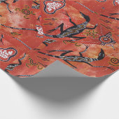 Goanna Territory 2 Wrapping Paper Geschenkpapier (Ecke)