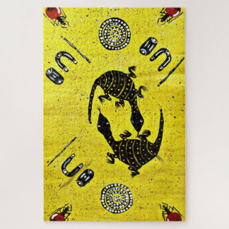 Goanna und Honey Ants Bushtucker Puzzle