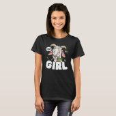 Goat  Animal Farmer Goat Lady Rancher Farming 1 T-Shirt (Vorne ganz)
