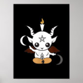 Goat Baphomet Halloween-Geschenk Poster (Vorne)