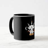Goat Baphomet Halloween-Geschenk Tasse (Vorderseite Links)