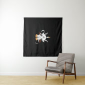 Goat Baphomet Halloween Gift Wandteppich (Beispiel (Horizontal))