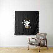 Goat Baphomet Halloween Gift Wandteppich (Beispiel)