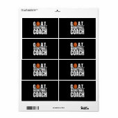 Goat Basketball Coach Geschenk (Vorne)