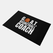 Goat Basketball Coach Geschenk Fußmatte (Schrägansicht)