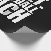 Goat Basketball Coach Geschenk Geschenkpapier (Ecke)