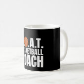 Goat Basketball Coach Geschenk Kaffeetasse (VorderseiteRechts)