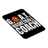 Goat Basketball Coach Geschenk Magnet (Rechte Seite)