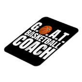 Goat Basketball Coach Geschenk Magnet (Linke Seite)