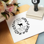 Goat Berry Laurel Editable Business II<br><div class="desc">Stellen Sie sich Ihre persönlichen Daten mit Ihren Geschäftsinformationen zusammen. Ziege Silhouette umgeben von zwei Zweigen von Blätter und Beeren.</div>