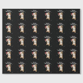 Goat Christmas Goats Winter Animals Geschenkpapier (Flach)