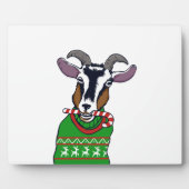 Goat Christmas Sweater Fotoplatte (Vorderseite)