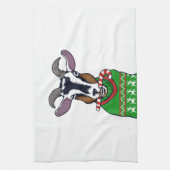 Goat Christmas Sweater Geschirrtuch (Vertikal)