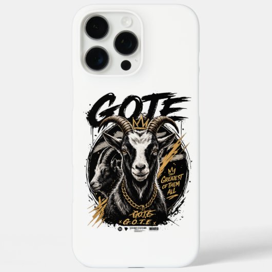 GOAT Crown Luxus-Handyhülle Design Case-Mate iPhone Hülle (Rückseite)