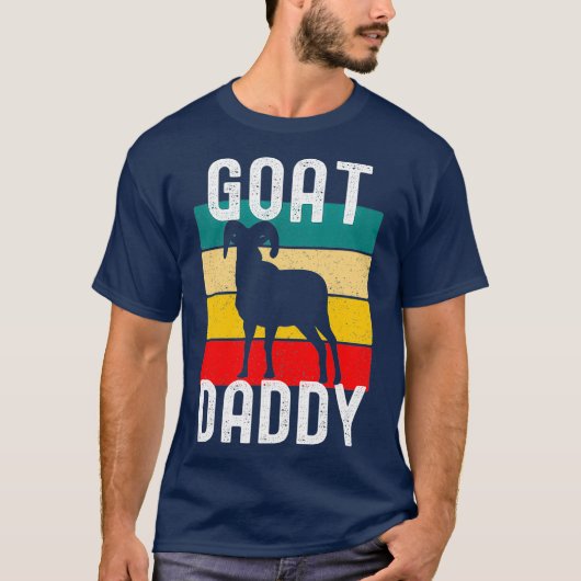 Goat Daddy Vintag Not Poultry Bauer T-Shirt (Vorderseite)