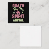 Goat design mitteilungskarte (Vorne/Hinten)