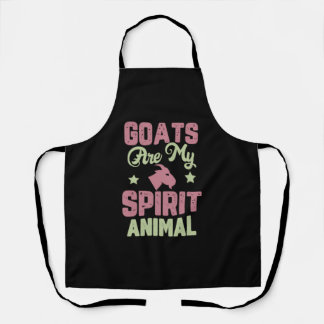 Goat design schürze