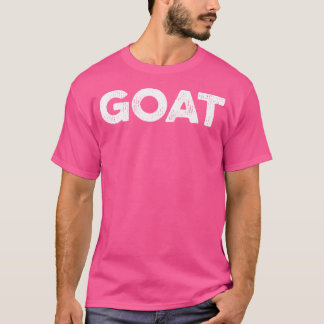 Goat Distressed Word T-Shirt