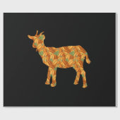 Goat Easy Halloween Kostümgeschenk Geschenkpapier (Flach)