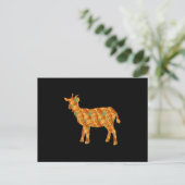 Goat Easy Halloween Kostümgeschenk Postkarte (Stehend Vorderseite)