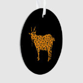 Goat Easy Halloween Ornament (Vorderseite)