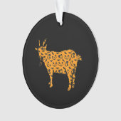 Goat Easy Halloween Ornament (Vorderseite)