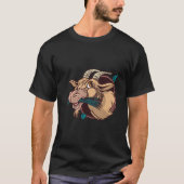 Goat Eating Cartoon T-Shirt (Vorderseite)