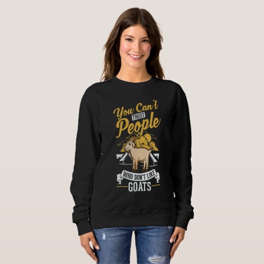 Goat Farmer Goat Keeper Goatherd 1 Sweatshirt (Vorne ganz)