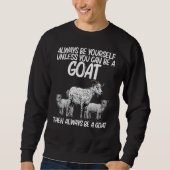 Goat For Men Women Boys Girls Goat Sweatshirt (Vorderseite)