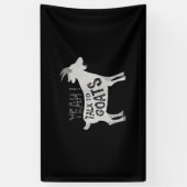 Goat Geschenke für Goat Lovers Funny Banner (Vertikal)