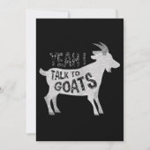 Goat Geschenke für Goat Lovers Funny Save The Date (Vorderseite)