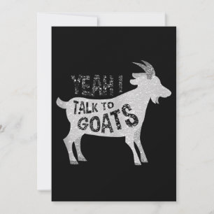 Goat Geschenke für Goat Lovers Funny Save The Date