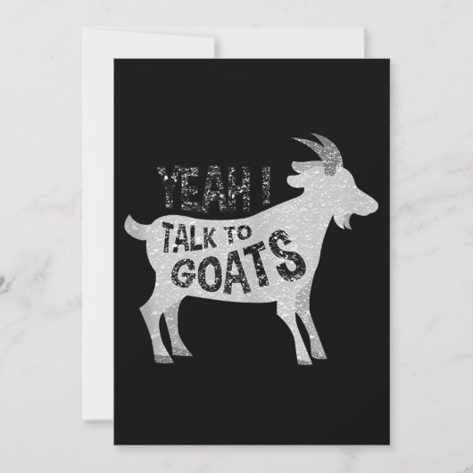 Goat Geschenke für Goat Lovers Funny Save The Date (Vorderseite)