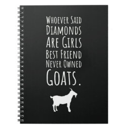 Goat Gifts For Her Girl Farm Women Farmer Notizblock