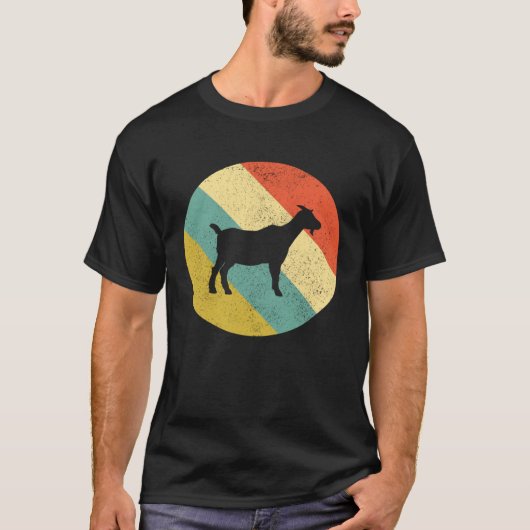 Goat  Goat Silhouette Goat Mom Goat Dad Farm Anima T-Shirt (Vorderseite)
