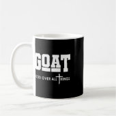 Goat God Over All Things Funny Jesus Christlich _1 Kaffeetasse (Links)