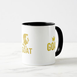 GOAT Gold Crown Mug – Black & Gold Tasse