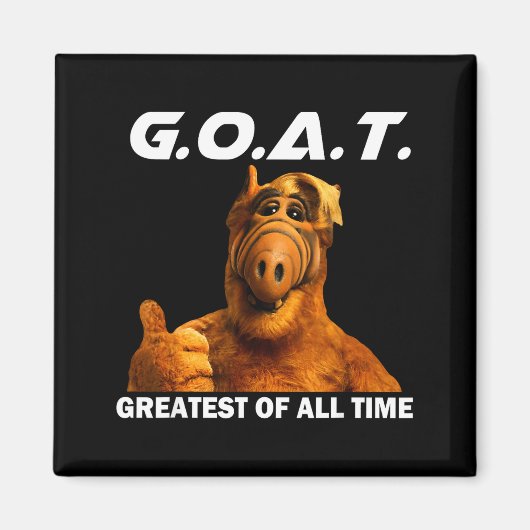 Goat Greatest Of All Time Funny Meme  Magnet (Vorne)
