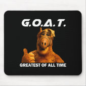 Goat Greatest Of All Time Funny Meme  Mousepad (Vorne)