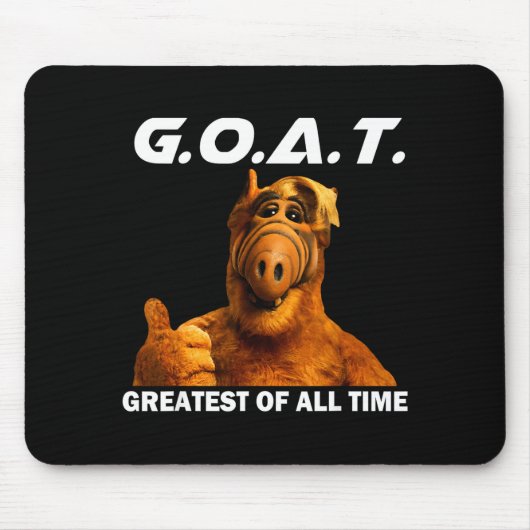 Goat Greatest Of All Time Funny Meme Mousepad (Vorne)