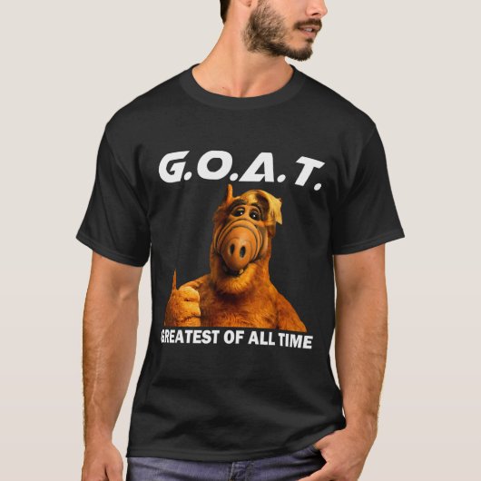 Goat Greatest Of All Time Funny Meme  T-Shirt (Vorderseite)