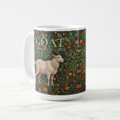 GOAT Größter aller Zeiten Kaffeetasse (Vorderseite Links)
