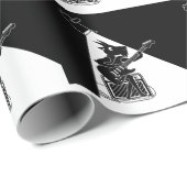 Goat Guitarist Geschenkpapier (Rolleneckpunkt)